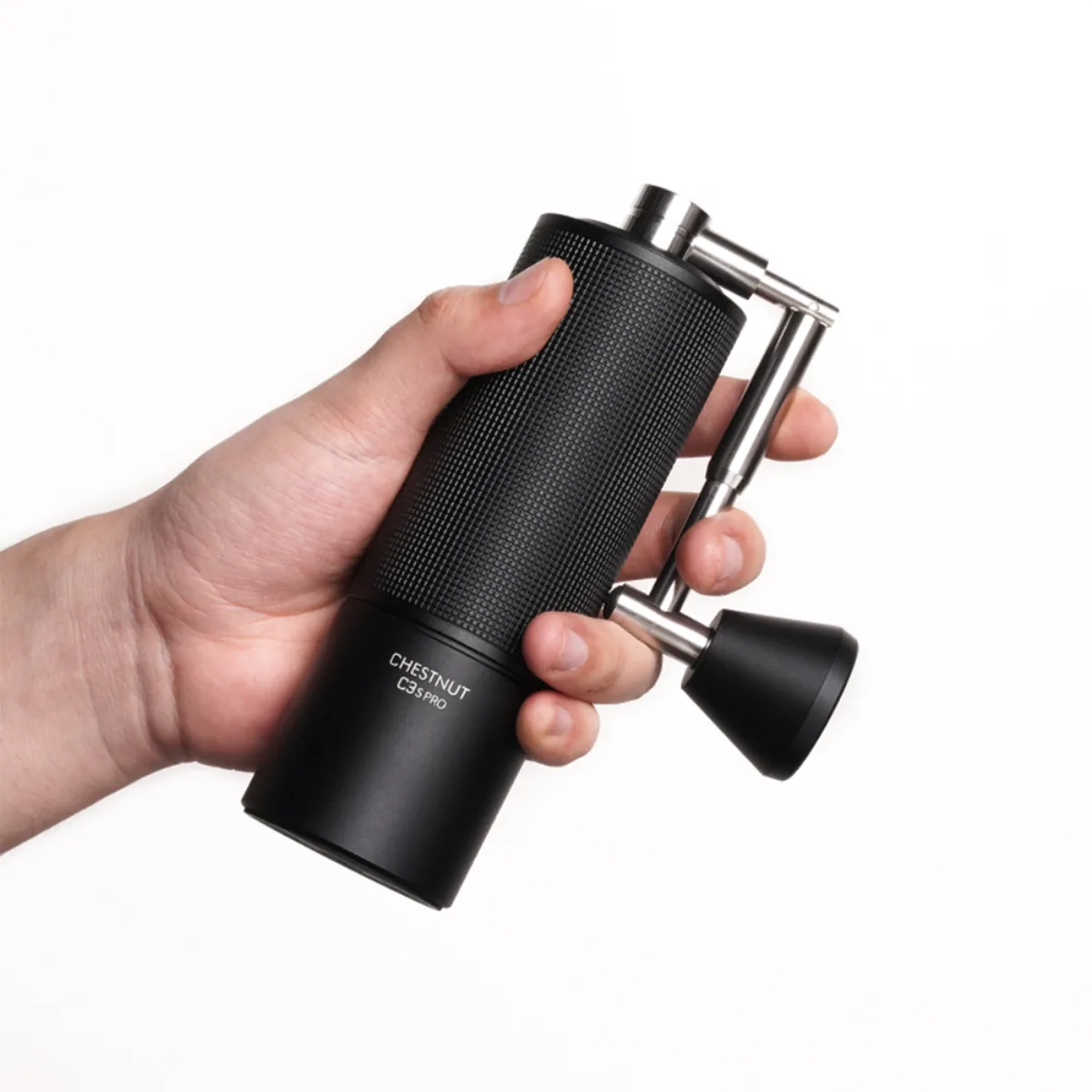 Mlýnek Timemore Chestnut C3S Pro v ruce